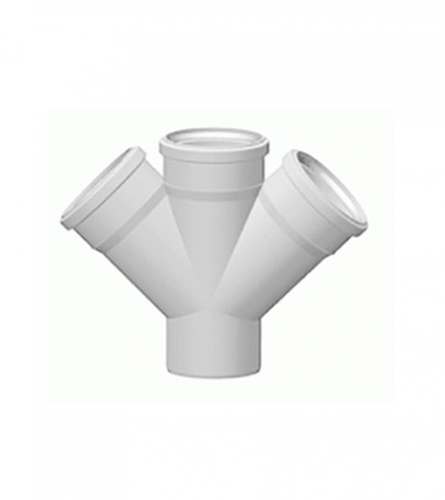 Крестовина одноплоскостная ПП D 110/110/110*45° СИНИКОН Rain Flow