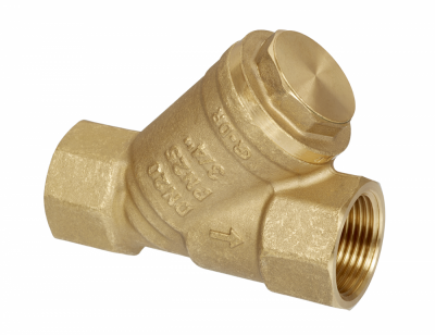 Фильтр сетчатый с пробкой FVR-R DN 40 PN 25, Т= 130 °С, внутренняя резьба, корпус-латунь, Ридан