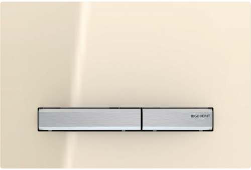 Смывная клавиша Geberit Sigma50, для двойного смыва, цвет металлический хромированный: хромированный черный, песочный
