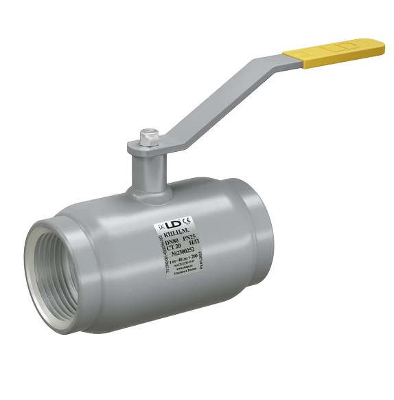 LD Кран шаровый цельносварной, муфтовый, Dn 40, PN 40, полнопроходной с корпусом из стали 20 (КШ.Ц.М.040.040.П/П.02)