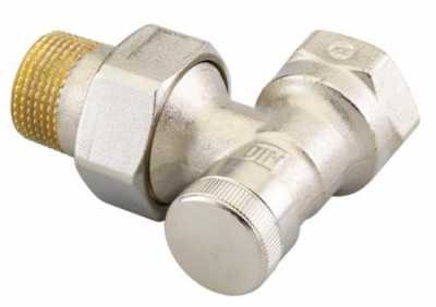 Клапан запорный угл. никелир. RLV Ду=20