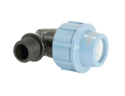 Отвод 90 с наружной резьбой TM 265009 ф20 х1/2"
