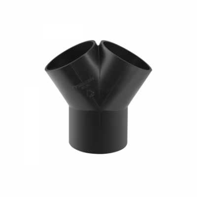Тройник двойной Y-образный PE 2 x 30°: d=110мм, d1=110мм, Geberit