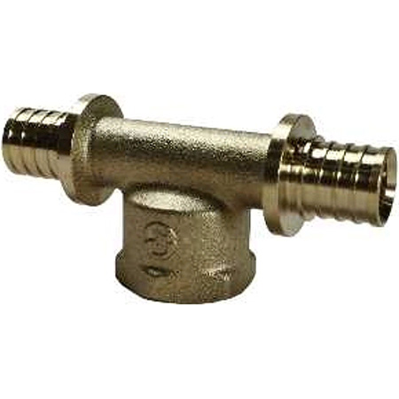 Тройник с переходом на ВР латунь 20(2,8)*1/2"*20(2,8) СИНИКОН