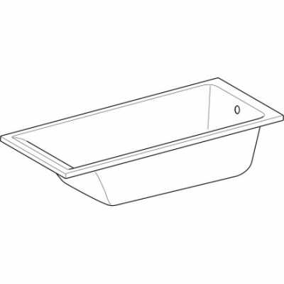 Прямоугольная ванна Geberit Renova Plan: L=170см, B=75см