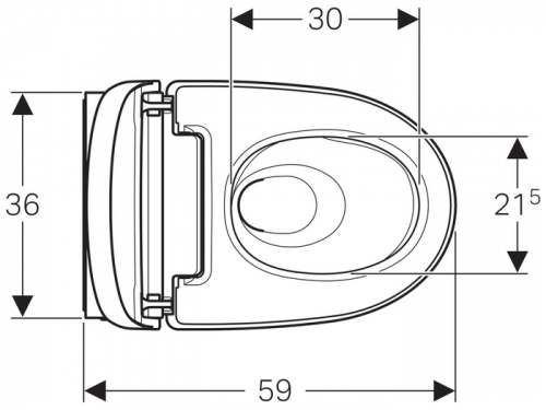 Подвесной унитаз-биде AquaClean Mera Comfort: Керамический унитаз: белый / KeraTect, Декоративная панель: белый, Geberit