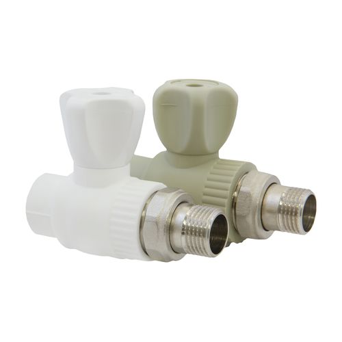 Кран шаровый PPR радиаторный прямой 20 х 1/2" PREMIUM (Lammin) 50/10
