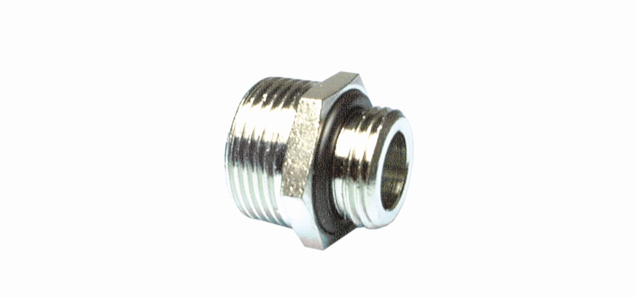 Ниппель НР евроконус (3/4"НР)х 1/2" НР, 1/2"x3/4" for EK