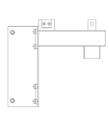 КРОНШТЕЙН Motor bracket AMD 60/60; AISI 316