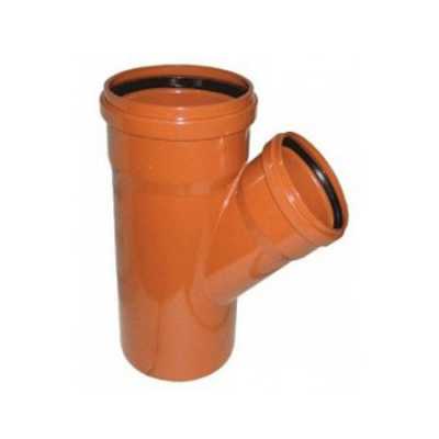 Тройник НПВХ D 160/160*45° СИНИКОН