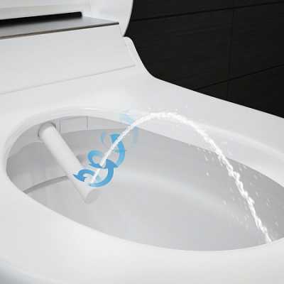 Подвесной унитаз-биде AquaClean Tuma Comfort: Керамический унитаз: белый / KeraTect, Декоративная панель: белый, Geberit