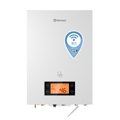 Электрический двухконтурный настенный котел THERMEX Tesla 12-24 Wi-Fi