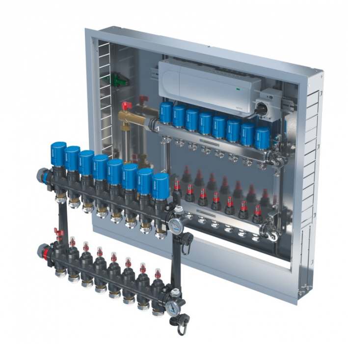 UPONOR COMFORT PORT КОЛЛЕКТОРНЫЙ УЗЕЛ 05 ВЫХОДОВ 2S05RS10000UPSO1AP140