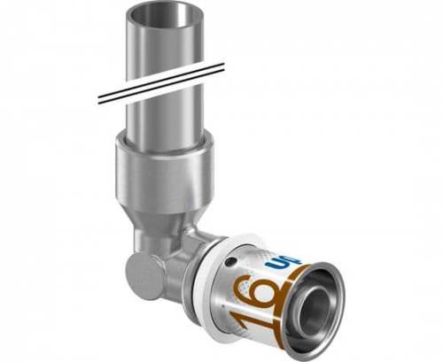 UPONOR S-PRESS PLUS RADI УГОЛЬНИК 16-15CU L=350MM Ф20