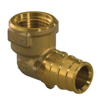 UPONOR Q&E УГОЛЬНИК С ВНУТРЕННЕЙ РЕЗЬБОЙ 25-RP3/4"ВР '35И