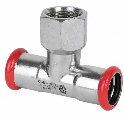 Тройник с ВР MVI 35x1/2"x35 (оцинкованная сталь)