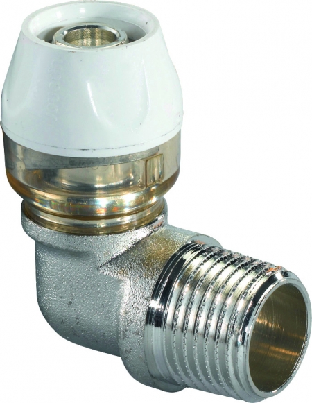 UPONOR RTM УГОЛЬНИК С НАРУЖНОЙ РЕЗЬБОЙ ЛАТУНЬ 20-3/4"НР '20C