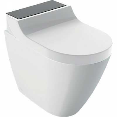 Напольный унитаз-биде Geberit AquaClean Tuma Comfort: Черный / Стекло