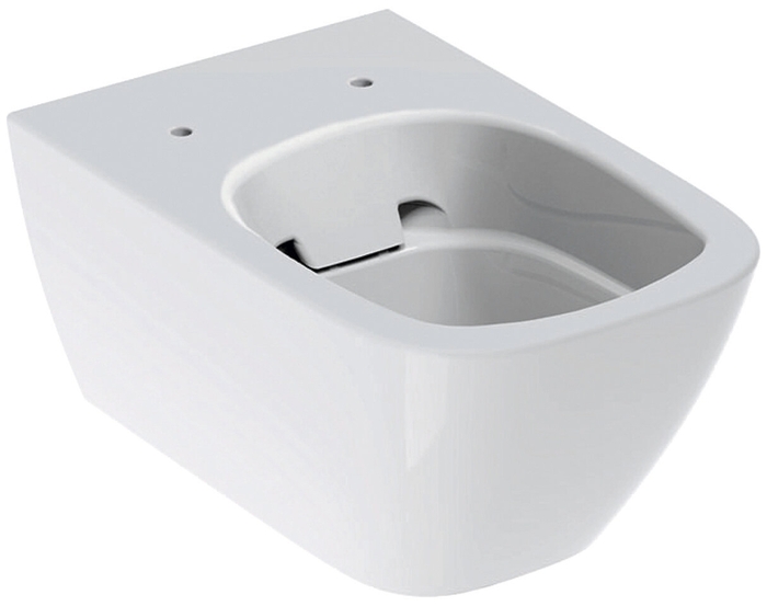 Подвесной унитаз вертикальный смыв Smyle, Rimfree Smyle Square, закрытая форма, Rimfree, Geberit