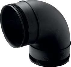 UPONOR VENTILATION ОТВОД 125X90° '1C