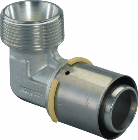 UPONOR S-PRESS УГОЛЬНИК С НАРУЖНОЙ РЕЗЬБОЙ 40-R1 1/4"НР '5C