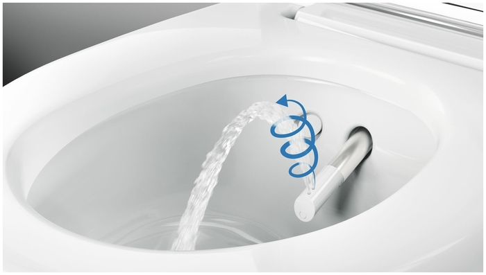 Подвесной унитаз-биде AquaClean Mera Comfort: Керамический унитаз: белый / KeraTect, Декоративная панель: белый, Geberit