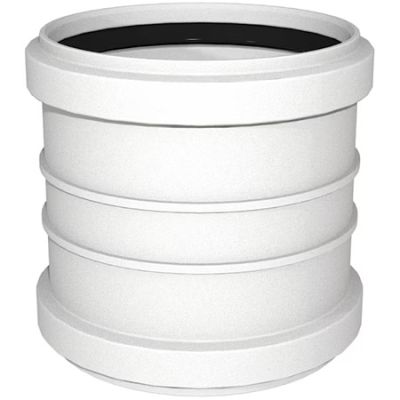 UPONOR DECIBEL МУФТА КАНАЛИЗАЦИОННАЯ С УПОРОМ Д.160ММ ПП БЕЛАЯ '1У
