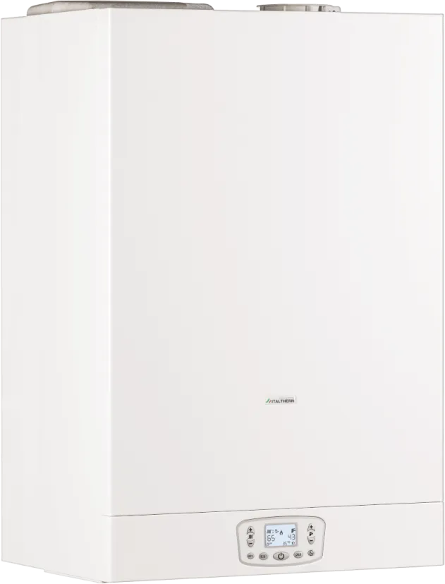 Italtherm TIME MAX 24 F, газовый, настенный котел со встроенным бойлером 60 литров, закрытая камера