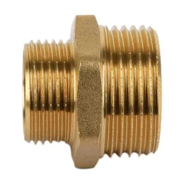 Бочонок переходный. Латунный    1/2"ш × 1/4"ш