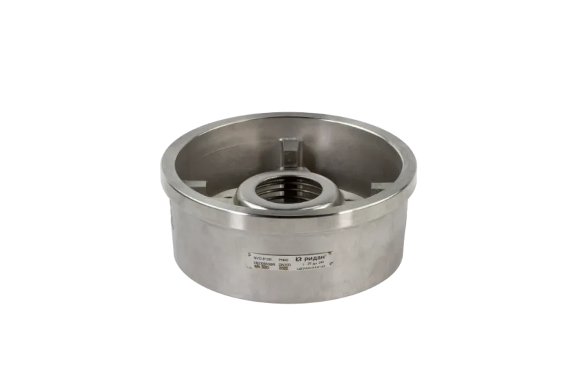 Обратный клапан пружинный NVD-812R DN 20 PN 40, Т = - 25-240°С, межфланцевый, корпус-нержавеющая сталь, затвор-нержавеющая сталь, Ридан