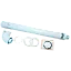 Комплект коаксиальный  / Ф100xФ60x1000 Coaxial chimney(rotatable)