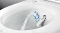 Подвесной унитаз-биде AquaClean Sela: Керамический унитаз: белый / KeraTect, Декоративная панель: белый, Geberit