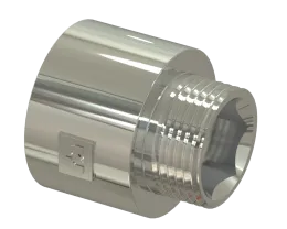Удлинитель ВР/НР 1/2''X3/4'' - Хромированный