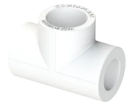 Переходной тройник PP Dу 25X32X25 - белый, SPL-EmirPlast