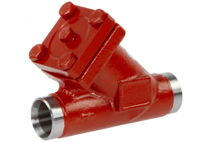Cетчатый фильтр FIA DN250 PN40, прямой, c фильтрующей сеткой 250 мкм, присоед: под сварку встык, Ридан