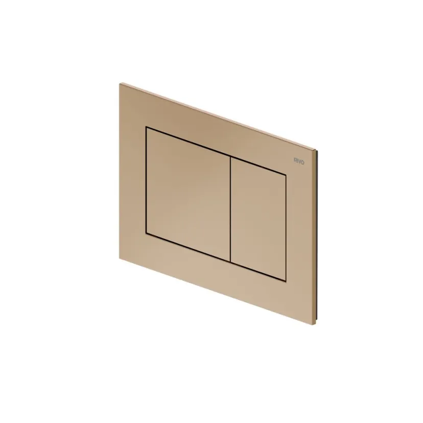 Панель смыва RIVO Touch line Латунь матовая (matte BRASS)