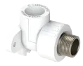 Водорозетка PP НР Dу 20X1/2'' - белый, никелированный, SPL-EmirPlast