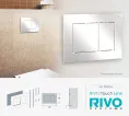 Панель смыва RIVO Touch line Белый глянцевый (glossy WHITE)