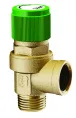 Предохранительный клапан 3 бар, НР-ВР 1/2х1/2", без покрытия