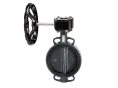 Затвор дисковой с редуктором ЗДМ DN 125 PN 16, Т= - 15°C до 120 °С, межфланцевый, EPDM, корпус-чугун, диск-сталь, Ридан