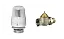 Комплект: 013G7026R_клапан терморегулирующий TR-G DN 20 PN 16, Т=120 °С, прямой, никелированный, с внутренней резьбой; 013G7084R_Термостатический элемент TR 84, жидкостной датчик, для установки на клапаны TR-N и TR-G c присоединительной резьбой М30×1