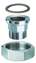 Переходник для циркуляционного насоса с гайкой 1 1/2" ВР, НР 1"