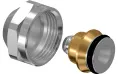 Usystems зажимной адаптер Uni-X латунный MLC 16x2,0-3/4"ВР Евроконус '50Ф