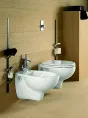 Kolo Rekord подвесной унитаз, вертикальный смыв: Белый