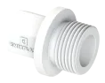 Заглушка резьбовая с о-ринг PP Dу 1/2'' - белый, SPL-EmirPlast
