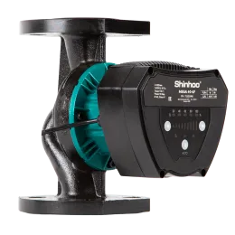 Регулируемый высокоэффективный циркуляционный насос MEGA 40-10F, 1x230 В, 50 Гц, 10 - 185 Вт, вход/выход DN40 PN10, L=220 мм, корпус-чугун с катафорезным покрытием, колесо-композит, Shinhoo