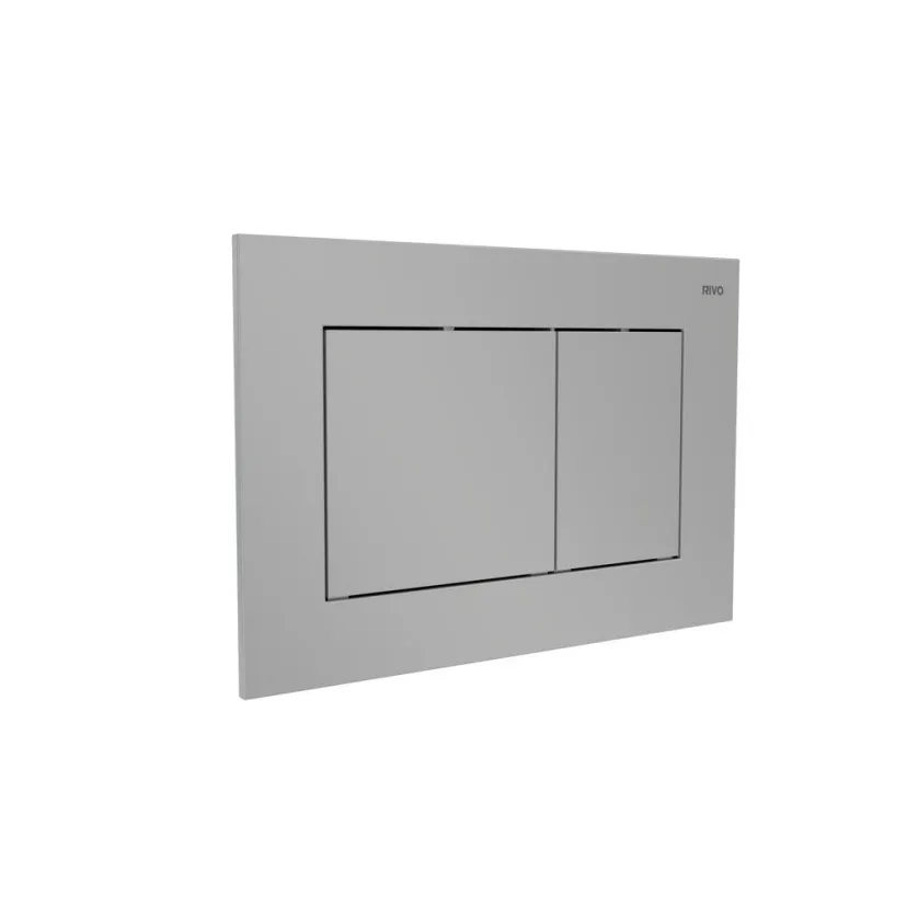 Панель смыва RIVO Touch line Белый матовый (matte WHITE)