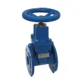 Задвижка с обрезиненным клином VOC4241C-00EP DN 125 PN 16, фланцевый, F4, со штурвалом, невыдвижной шток, корпус-ковкий чугун, уплотнение EPDM, Tecofi