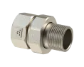 Сгон прямой с американкой ВН/НР  3/4'' - Никелированный