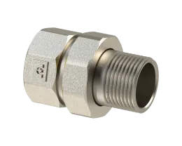 Сгон прямой с американкой ВН/НР  1/2'' - Никелированный